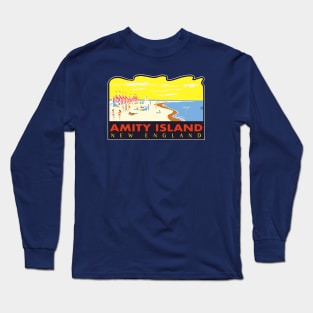 Vintage Amity Island Long Sleeve T-Shirt